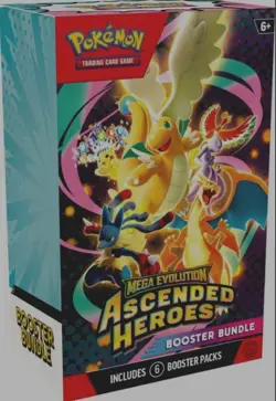 (presale) Pokemon TCG Mega Evolution Ascended Heroes Booster Bundle 6 Packs - Image 1