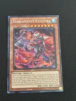 Yugioh | Tearlaments Kashtira MP24-EN066 Prismatic Secret Rare 1st Edition NM - Image 1