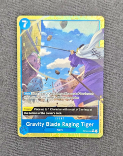 Gravity Blade Raging Tiger (OP06-058 ALT ART) One Piece PRB02 (English) - Image 2
