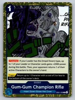 One PieceGum-Gum Champion Rifle EB01-028 Foil - Image 1