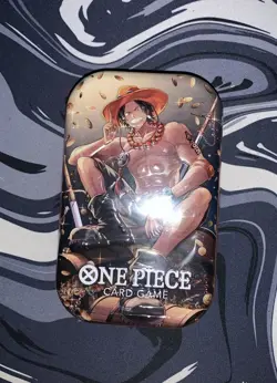 One Piece Tin Pack Set Vol.2 (TS-02, OP-13) - Portgas D. Ace Art - New & Sealed - Image 1