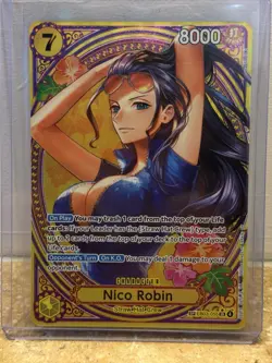 Bandai One Piece CCG Nico Robin EB03-055 SP Full Art Foil Heroines 7/8000 - Image 1