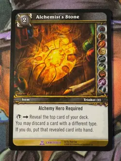 World of Warcraft TCG Promo Crafted 11 Alchemist's Stone - Image 1