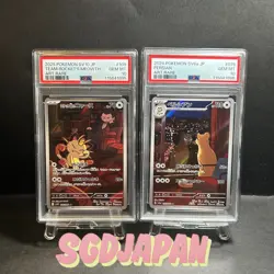 PSA10 Team Rocket's Meowth&Persian SV10 109 SV6a 075 Sequential# Pokemon Card - Image 1