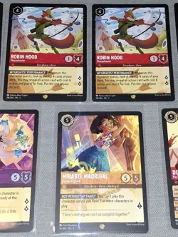 Disney Lorcana Shimmering Skies Legendary Lot 7 Cards Prince Naveen Donald Duck - Image 4