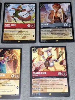 Disney Lorcana Shimmering Skies Legendary Lot 7 Cards Prince Naveen Donald Duck - Image 5