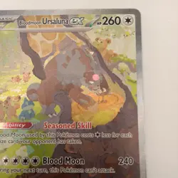 Pokemon Bloodmoon Ursaluna ex 216/167 Sv06 Twilight Masquerade SIR Holo 260 HP - Image 2