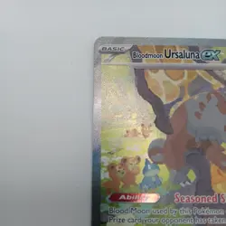 Pokemon Bloodmoon Ursaluna ex 216/167 Sv06 Twilight Masquerade SIR Holo 260 HP - Image 5