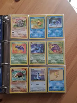 lotto 171 carte pokemon vintage Ita Eng + Raccoglitore Pikachu Base Fossil... - Image 2