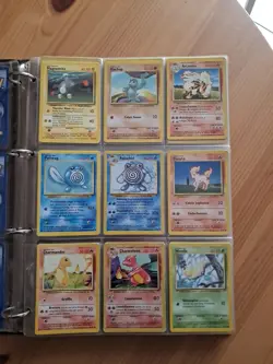 lotto 171 carte pokemon vintage Ita Eng + Raccoglitore Pikachu Base Fossil... - Image 3