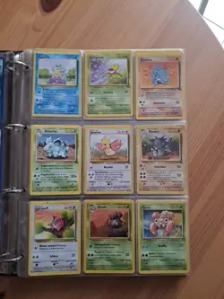 lotto 171 carte pokemon vintage Ita Eng + Raccoglitore Pikachu Base Fossil... - Image 4