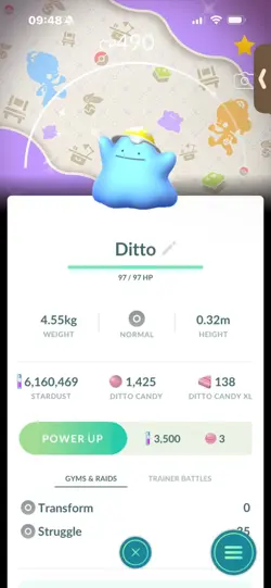 Pokemon Go Shiny Ditto Hat ( Background) - Image 1