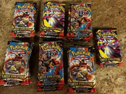 64x Pokemon TCG Mega Evolution Base Set Loose Booster Packs Sealed - Image 1