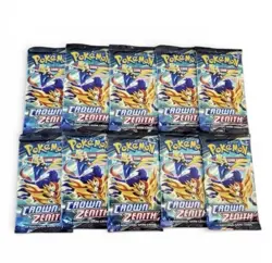 Pokemon Crown Zenith Booster Packs - 10 Pack Unweighed Unopened New -U.S. seller - Image 1