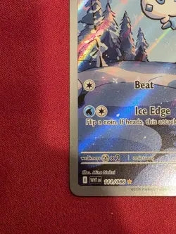 Pokemon TCG Vanillite 111/086 Sv: White Flare Holo Illustration Rare 60HP - Image 5