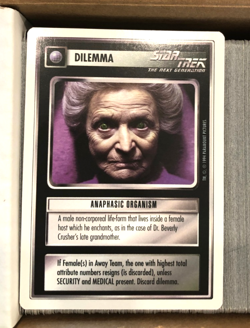 🔥Star Trek CCG White Border ~700 Bulk Cards - WB 1994 Alpha #16🔥 - Image 2