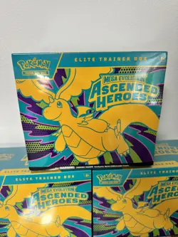 Pokemon TCG X8 Mega Evolution Ascended Heroes Elite Trainer Box ETB Brand New ✅ - Image 2