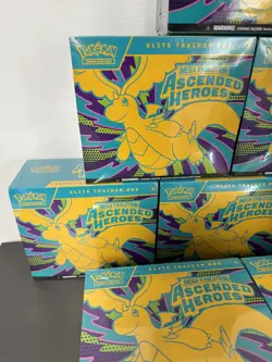 Pokemon TCG X8 Mega Evolution Ascended Heroes Elite Trainer Box ETB Brand New ✅ - Image 3