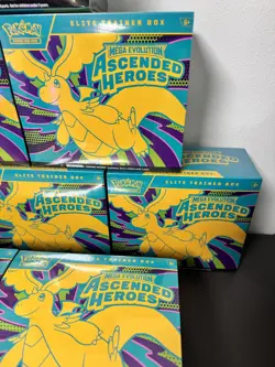 Pokemon TCG X8 Mega Evolution Ascended Heroes Elite Trainer Box ETB Brand New ✅ - Image 4