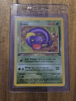 1st Edition Ekans NEAR MINT 46/62 - Fossil Set - 1999 Pokemon TCG WOTC Vintage - Image 1