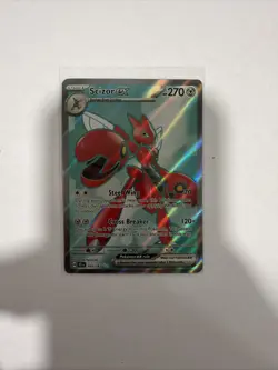 Pokemon TCG Scizor EX Temporal Forces Ultra Rare Full Art 195/162❤🔥 - Image 1