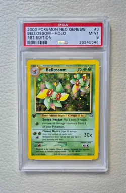 Bellossom - Holo - 1st Edition PSA 9 - Neo Genesis - 2000 - #3/111 - Pokemon - Image 1