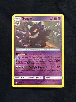 Pokemon GENGAR 70 Reverse Holo Unbroken Bonds LP - Image 1