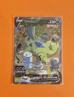 Pokemon TCG Tyranitar Scarlet & Violet Paldea Evolved Holo Card 222/193 - Image 1