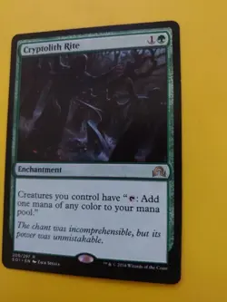 Cryptolith Rite. Enchantment Shadows over innistrad. rare. MTG Card. - Image 2