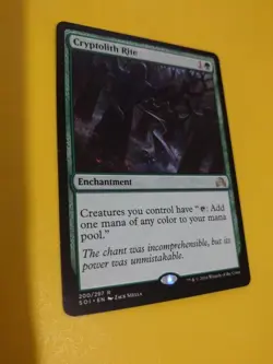 Cryptolith Rite. Enchantment Shadows over innistrad. rare. MTG Card. - Image 3