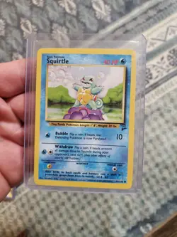 SQUIRTLE - 93/130 - Base Set 2 - Pokemon Card - NM/LP - Image 1