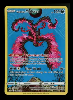 #5 Galarian Moltres SWSH284 Black Star Promo 2023 Holo Rare IR Pokemon Card TCG - Image 1