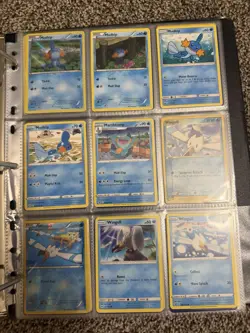 Pokemon TCG 9 Card Lot Mudkip Marshtomp Wingull Sword & Shield Sun & Moon XY - Image 1
