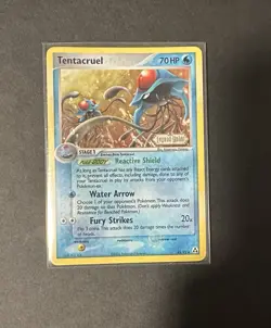 Tentacruel Reverse Holo Stamped Pokemon Card - EX Legend Maker 45/92 LP - Image 1