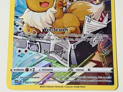💥Eevee TG11/TG30 Swsh09 Trainer Gallery Holo Card Brilliant Stars💥 - Image 2