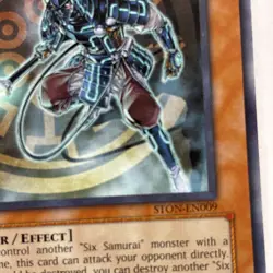 Yu-Gi-Oh The Six Samurai - Yariza STON-EN009 Unlimited Common Card Played LP - Image 3