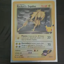 Pokemon Celebrations 25th Anniversary Card Lot Mew Rocket's Zapdos VMAX 90 Cards - Image 4