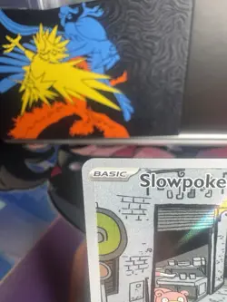 Slowpoke Scarlet & Violet Holo Illustration Card 204/198 Rare Base Set - Image 2