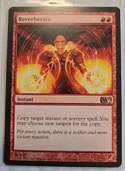 2013 Wizard Coast Magic The Gathering Base Set Reverberate 145 Game Card - Image 1