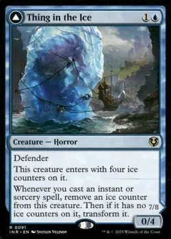 Thing in the Ice 91 Rare Innistrad Remastered NM - Image 1