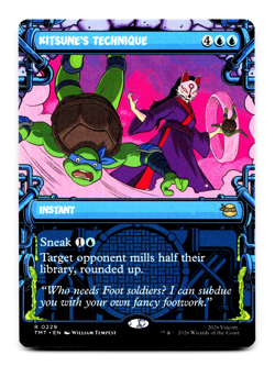 Kitsune's Technique (Showcase) - [Teenage Mutant Ninja Turtles] MTG TMT 0229 NM - Image 3