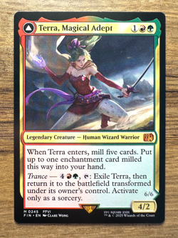 Magic MTG Final Fantasy Terra, Magical Adept #0245 *NON-FOIL* Mythic Rare - Image 1