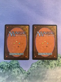 Magic MTG 2x Helm of Obedience Alliances MP SIGNED Brian Snoddy - Image 2