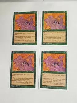 MTG Playset 4x Shrink (5th Edition/Green/C) - BGM - Image 1