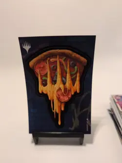 Magic The Gathering - Teenage Mutant Ninja Turtles - PIZZA - Tin Sticker NEW!! - Image 1
