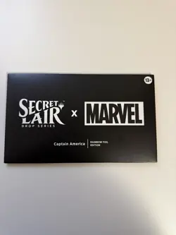 MTG Secret Lair Drop x Marvel's Captain America - Rainbow Foil Edition Brand New - Image 1
