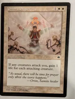 Orim's Prayer - Tempest - Magic the Gathering MTG Nice! - Image 1