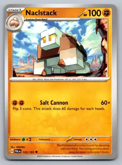 Pokemon TCG SV02: Paldea Evolved Naclstack 122/193 - Image 1