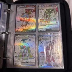Pokemon Lot 9 Pages Binder Included (no base ) - Image 5