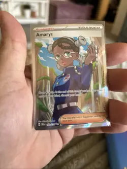 Pokemon Amarys 132/131 Sv: Prismatic Evolutions Ultra Rare Full Art Holo - Image 1